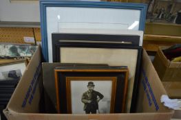 A group of Oriental and other paintings and prints.