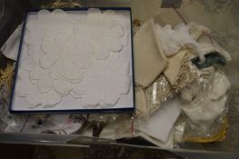 A quantity of textiles.