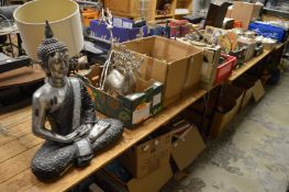 A large quantity of household miscellaneous decorative items etc.