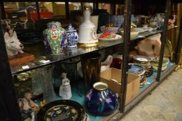 A large quantity of decorative china and glassware.