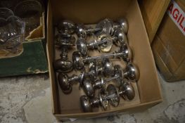 Quantity of chrome door knobs.