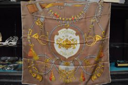 A silk scarf signed Leibsheim.