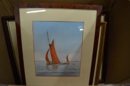 A group of paintings by David Harbour and others.