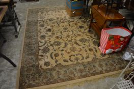 A machine made Persian style carpet, 288cm x 194cm.