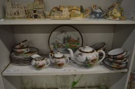 Japanese tea service.