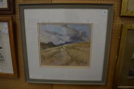 Caroline Sillars, Away from it all, pastel, signed, Malcom Innes Gallery to reverse.