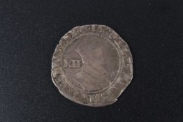 A James I shilling.