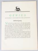 EMIL NOLDE 'Prophet' woodcut 23 x 16.5cm and KARL SCHMIDT-ROTTLUFF 'Christus' woodcut 23 x 18cm both