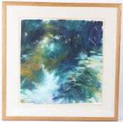 NICK ANDREW 'Iuno' acrylic on paper signed and dated 1995 artist's label on backing board 56.5cm x