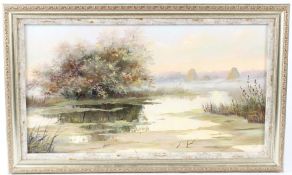 ANNA SELENSKIH 'Pink Morning' oil on canvas signed with initial further signed and inscribed verso