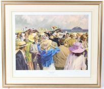 JOHNNY JONAS 'Winning Moment The Official painting of the 1999 Martell Grand National' signed