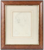CIRCLE OF J H DOWD Study of a child pencil 20 x 15cm