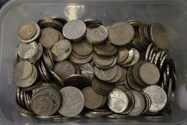 A box of coins.