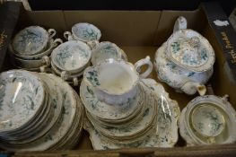 Late Victorian part dinner service.