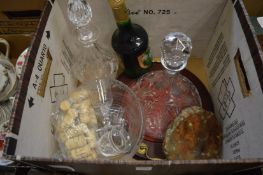 Glassware, decanters etc.