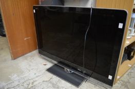 A Sony flat screen TV.