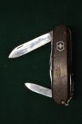 A Victorinox Swiss army knife.