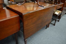 A 19th century mahogany Pembroke table.