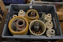 Old bottles and jars.