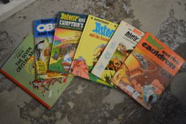 A group of Asterix annuals.