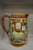 A Continental Majolica jug.
