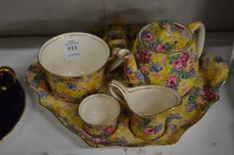 A Royal Winton Welbeck tea for one service.