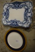 Two decorative plates.