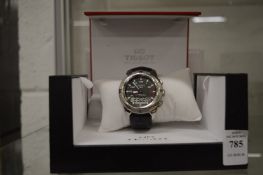 A Tissot gentlemans chronograph wristwatch, boxed.