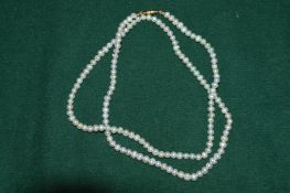 Bead necklace.