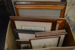 A collection of engravings and prints.