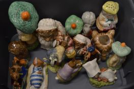 Beatrix Potter Bunnykins figures by Royal Albert, Doulton and others.