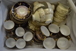 Part coffee and tea services.