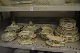 A quantity of Masons Paynsley pattern dinnerware.