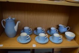 A Wedgwood six place coffee service.