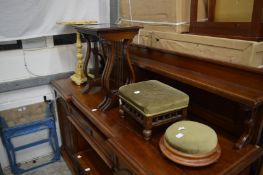 Miscellaneous household furniture.