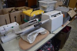 Large quantity of sewing equipment and related items.