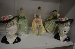 Doulton figurines etc.