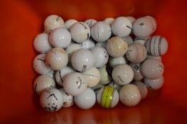 Quantity of golf balls.