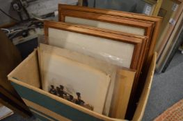 A collection of military prints and a pair of prints after Baxter.