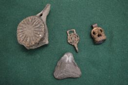 A fob seal and other items.