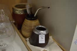 Eastern sherbet pots.