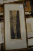 A pair of engravings and another.