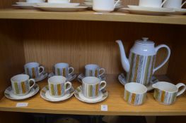 A Mid Winter Style Craft six place coffee service.