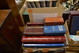 GB stamps, stock book (circa 700) QV - George VI, 106 FDC in three albums, one SG world album 70