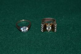 Two decorative rings.