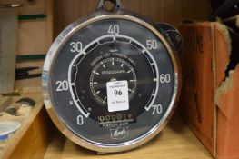 A Speedograph speedometer.