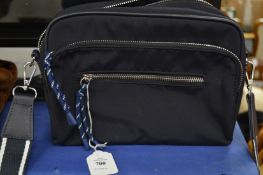 A small shoulder bag.