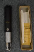 A Sling Psychrometer, boxed.