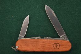 A Victorinox Swiss army knife.