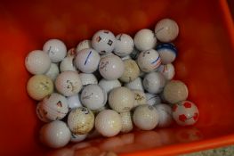 Quantity of golf balls.